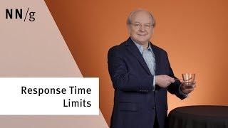 The 3 Response Time Limits in Interaction Design