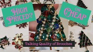 Comparing Quality of Christmas Brooches | What To Look For in Brooches