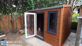 11x10 Garden Room Build | Outdoor Office - By Shedsale.co.uk