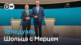 Первые дебаты Шольца и Мерца, или "Не я начал войну в Украине"