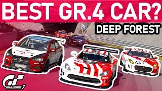 Which GR.4 Car Is The Fastest At Deep Forest - Gran Turismo 7