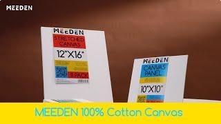 MEEDEN 100% Cotton Canvas Boards & Stretched Canvas