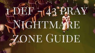 [OSRS] Nightmare Zone Guide for 1 def - 43 Pray pures - 65k xp p/h + 300k Points