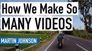 HOW WE MAKE SO MANY YOUTUBE VIDEOS | Motovlog Indonesia