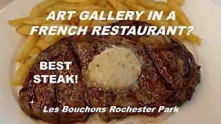 Art Gallery in a French Restaurant? BEST Steak in Singapore at Les Bouchons! @Rochester Park #steak