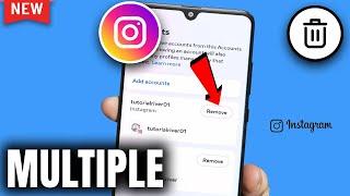 How To Remove Multiple Accounts On Instagram 2025 | Delete Dual Account From Instagram