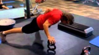 Extremely challenging single-arm pushup