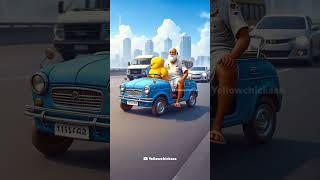 CHICK HAS HEL IN OLD AGE MAN MAGIC  3D CARTOON ANIMATION VIDEOS 