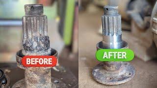 How To repair tractor gear in local factory?