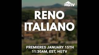 Reno Italiano promo for HGTV