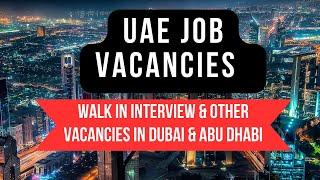 5th Nov 2024 UAE JOBS TODAY | JOBS IN ABU DHABI | DUBAI JOB VACANCY 2024 | GULF JOBS TODAY | PRAVASI