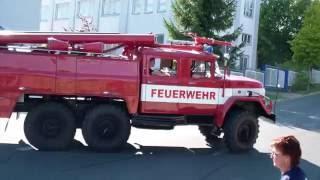 IFA W50 TLF 16 + ZIL131 TLF 24 *SOVIET AIR HORN* Freiwillige Feuerwehr Treuen