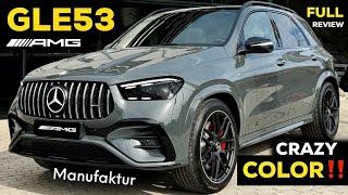 2025 MERCEDES GLE 53 AMG NEW CRAZY MANUFAKTUR SPEC! FULL In-Depth Review Exterior Interior