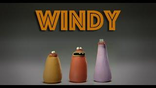 PURPLE & BROWN - WINDY - STOP MOTION ANIMATION #animation #purpleandbrown #waaber #windy