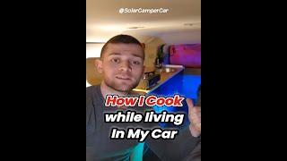 Cooking In A Car?! #houseless #cooking #smartliving #cheapliving #chevy #carlife