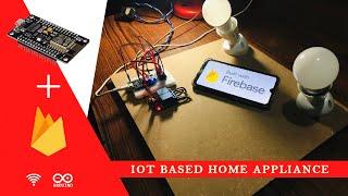 IoT based Home Automation System using Node MCU,  Firebase & MIT app inventor