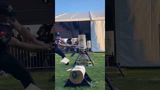 STIHL Timbersports takes over the Harley Davidson Museum