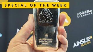 SPECIAL: Ainslie 1/2kg Silver Bars (24hrs ONLY!)