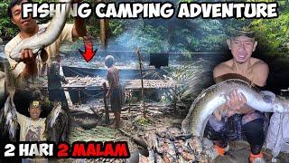 Heavy RAIN During Fishing Camping Adventure Exploring the Wilderness of Hulu Sungai