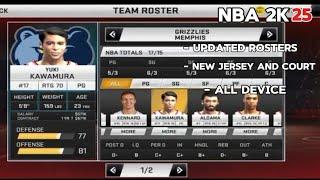 NBA 2K25 MOD GAMEPLAY | UPDATED ROSTER WITH NEW TRADE AND RISING STAR | AVAILABLE ALL DEVICE