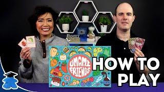 Umami Friends - How to Play. Delicious icon matching, set collection strategy board game.