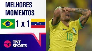 BRASIL SAI NA FRENTE, MAS LEVA EMPATE COM GOLAÇO! BRASIL 1 X 1 VENEZUELA