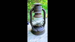 Vintage 82 Years old Dietz Blizzard #2 D-lite Oil Lantern Restoration