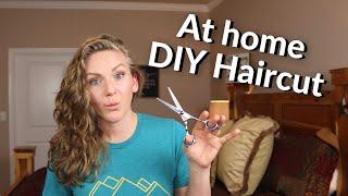 HOW I CUT MY HAIR AT HOME -- Long Layers for Wavy Hair