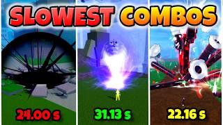 Top 3 Slowest Combos In Blox Fruits! update 23