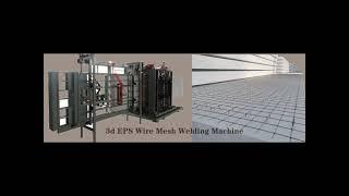 3D Panel Production Linesteel Wire Structured EPS Panel Machine