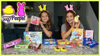 TRYING FUN PEEPS FLAVORS / EASTER FOODS CHALLENGE | SISTER FOREVER