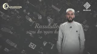 Rasululloh sizni ko'rgim kelyapti | Qamariddin Bekmuhammad