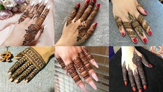 Beautiful stylish Finger Mehndi henna design for hands | finger mehndi designs | Easy Mehendi Design