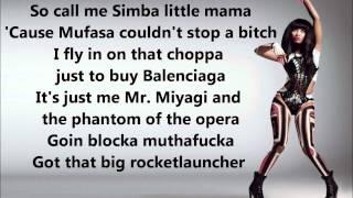 Massive attack - Nicki Minaj ft. Sean Garrett. Lyrics HD