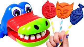  LOS COLORES  Aprendemos los colores con el Cocodrilo y Piruletas de Play Doh |Videos para niños