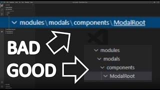 Fixing Folder Layout in Visual Studio Code (Compact Folders)