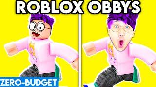 ROBLOX OBBY WITH ZERO BUDGET! (FUNNY ROBLOX PARODY BY LANKYBOX!)