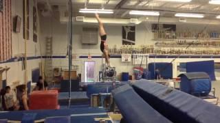 Katie Butler class of 2020 NEW skill combo for bars!