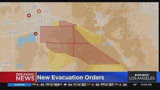 New evacuation orders as Fairview Fire grows to nearly 10,000 acres