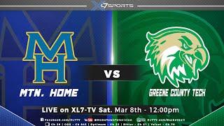 Mtn. Home Lady Bombers vs Greene County Tech -5A Girls Ark. State Basketball Tournament- Semi Finals