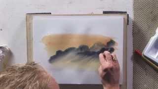 Demonstrating Matthew Palmer's Watercolour Blocks