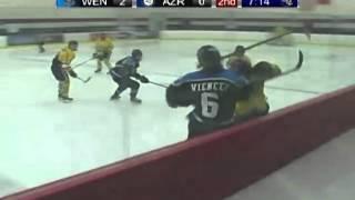 #6 Wiencek, #7 Stickle and #14 Hendry shifts vs Arizona at NAPHL Showcase in Blaine, MN 12-7-15