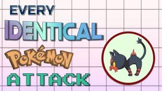 Every Identical Pokémon Attack Ever