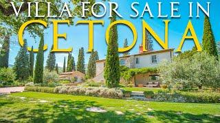 RESTORED COUNTRYSIDE VILLA WITH POOL FOR SALE IN CETONA, TUSCANY | ROMOLINI