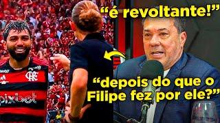 LUXEMBURGO PEGOU PESADO! LUXA REAGE A TRETA DE FILIPE LUIS COM GABIGOL E MANDA A REAL!!!