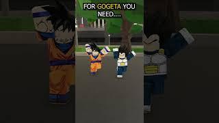 VEGITO FUSION VS GOGETA FUSION....  #jujutsushenanigans #roblox #dbz