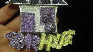 Mr Chris Da Jeweler Custom Lab Diamond Trap House Pendant Special for $150.00