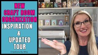 New Craft Room Organization Updated 2023 MINI CRAFT ROOM TOUR