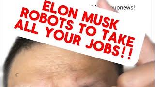 Elon Musk new plan to take all your jobs! China vs USA in AI & Robot war! #stocks #trading #robots