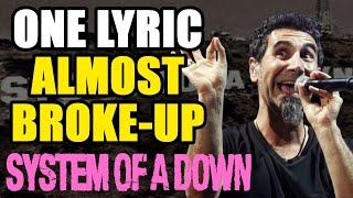 How Serj's Lyric Almost BROKE UP System Of A Down | Fun Facts Rock